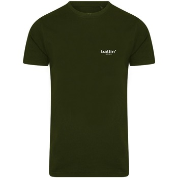 Textiel Heren T-shirts korte mouwen Ballin Est. 2013 Small Logo Shirt Groen