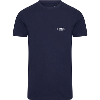 Textiel Heren T-shirts korte mouwen Ballin Est. 2013 Small Logo Shirt Blauw