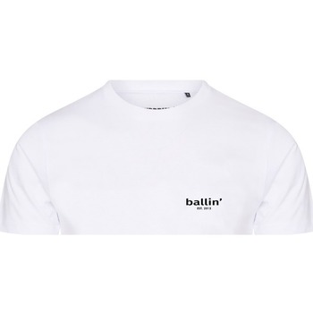 Textiel Heren T-shirts korte mouwen Ballin Est. 2013 Small Logo Shirt Wit