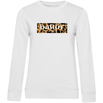 Textiel Dames Sweaters / Sweatshirts Ballin Est. 2013 Panter Block Sweater Wit