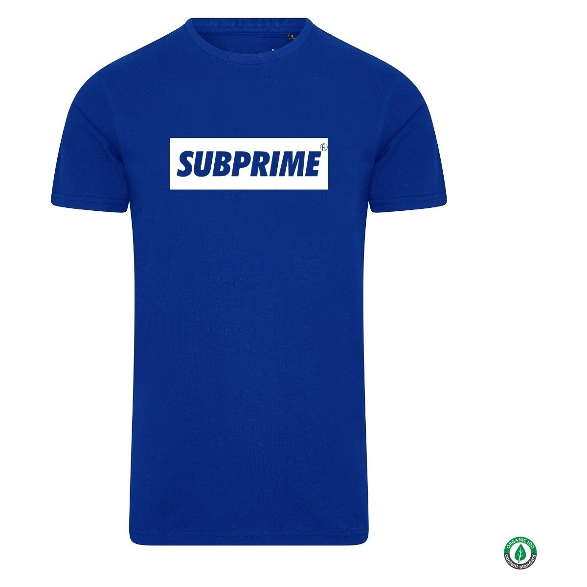 Textiel Heren T-shirts korte mouwen Subprime Shirt Block Royal Blauw