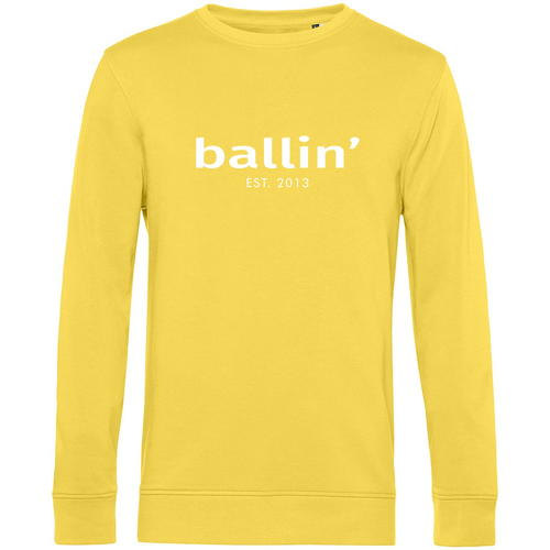 Textiel Heren Sweaters / Sweatshirts Ballin Est. 2013 Basic Sweater Geel