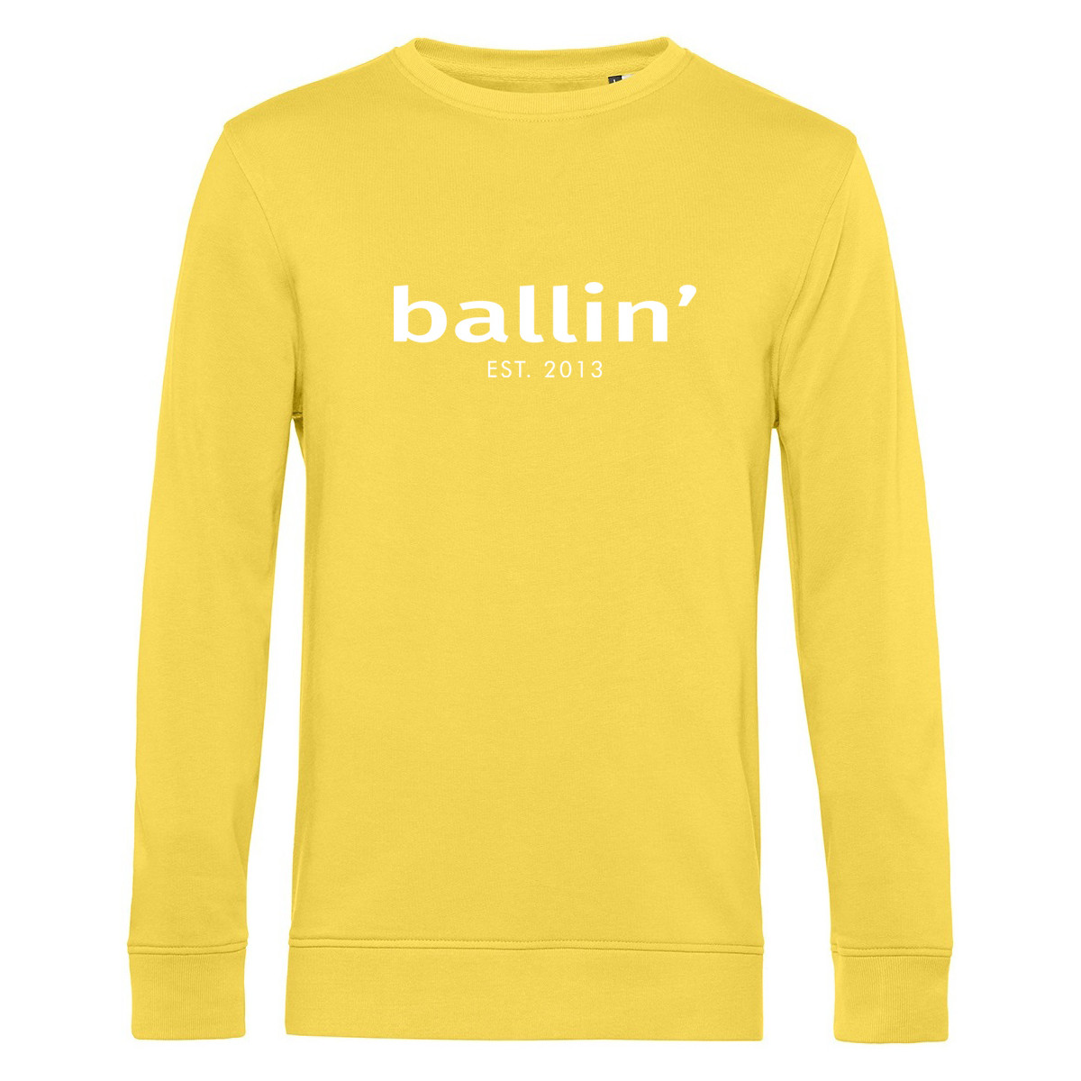 Textiel Heren Sweaters / Sweatshirts Ballin Est. 2013 Basic Sweater Geel