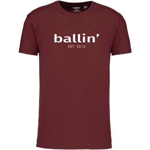Textiel Heren T-shirts korte mouwen Ballin Est. 2013 Regular Fit Shirt Rood