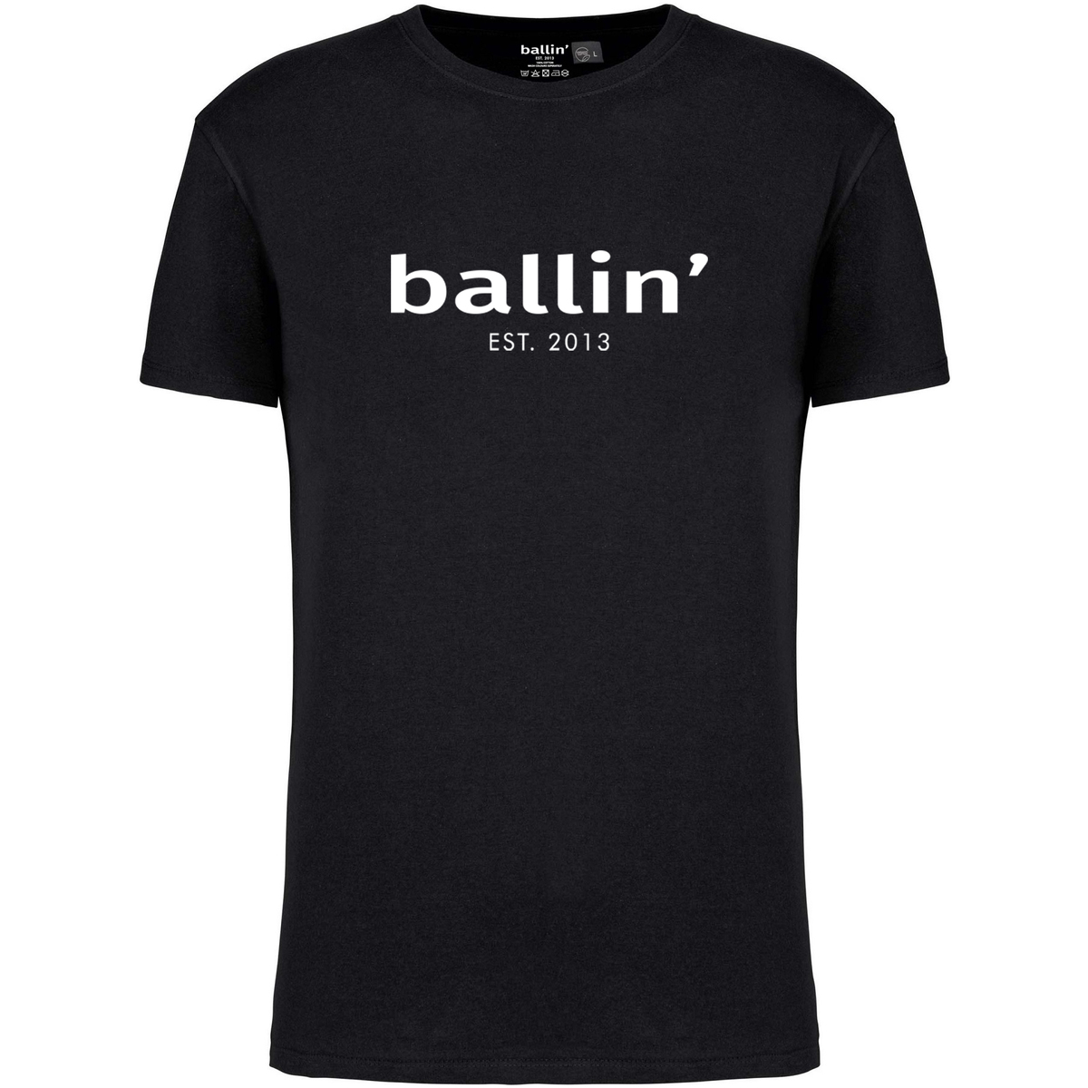 Textiel Heren T-shirts korte mouwen Ballin Est. 2013 Regular Fit Shirt Zwart