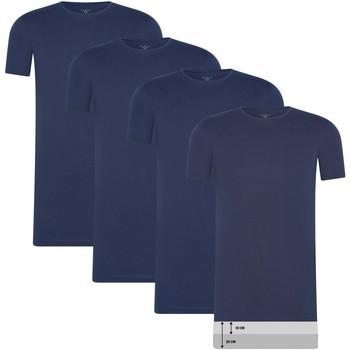 Textiel Heren T-shirts korte mouwen Cappuccino Italia 4-Pack T-shirts Blauw