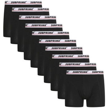 Ondergoed Heren Boxershorts Subprime 10-Pack Boxers Stripe Zwart
