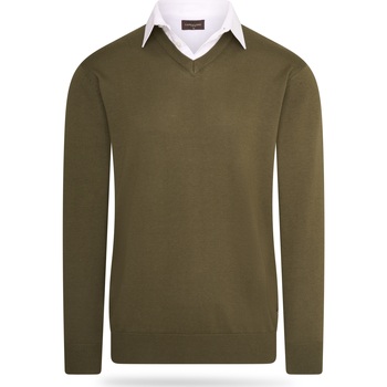 Textiel Heren Sweaters / Sweatshirts Cappuccino Italia Mock Pullover Groen Groen