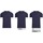 Textiel Heren T-shirts korte mouwen Cappuccino Italia 4-Pack T-shirts Blauw