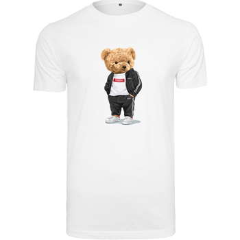 Textiel Heren T-shirts korte mouwen Ballin Est. 2013 Bear Tracksuit Tee Wit
