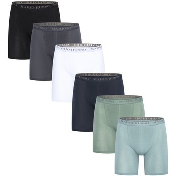Ondergoed Heren Boxershorts Mario Russo 6-Pack long fit Boxers Multicolour