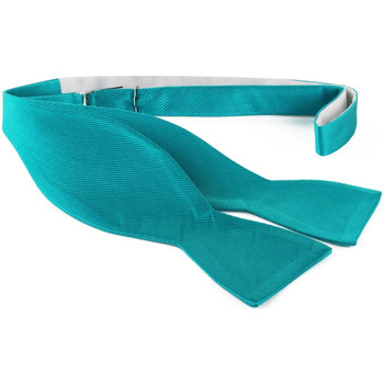Textiel Heren Stropdassen en accessoires Suitable Zelfstrikker Zijde Smaragd F67 Blauw