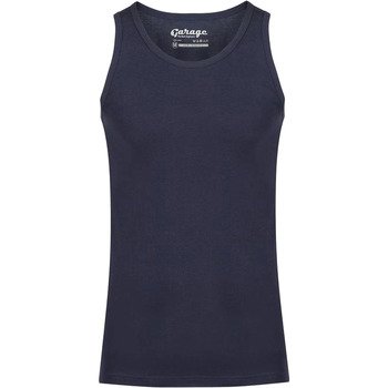 Textiel Heren T-shirts & Polo’s Garage Stretch Basic Singlet Donkerblauw Blauw