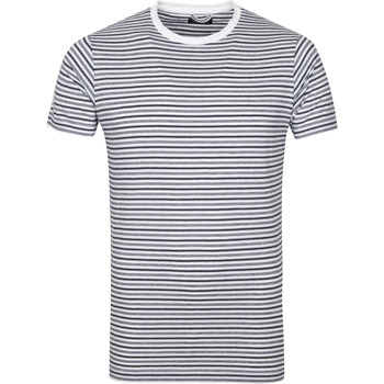 Textiel Heren T-shirts & Polo’s Dstrezzed T-shirt Strepen Wit Wit