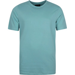 Textiel Heren T-shirts & Polo’s Suitable Respect T-shirt Jim Mint Blauw