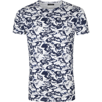 Textiel Heren T-shirts & Polo’s Dstrezzed T-shirt Mc Queen Aqua Blauw