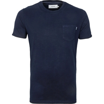 Textiel Heren T-shirts & Polo’s Shiwi T-Shirt Marc Donkerblauw Blauw
