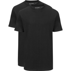 Textiel Heren T-shirts & Polo’s Slater 2-pack American T-shirt Zwart Zwart