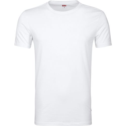 Textiel Heren T-shirts & Polo’s Levi's T-shirt Ronde Hals Wit 2Pack Wit