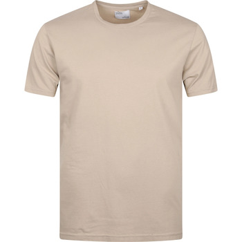 Textiel Heren T-shirts & Polo’s Colorful Standard T-shirt Beige Beige