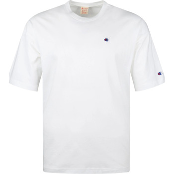 Textiel Heren T-shirts & Polo’s Champion T-Shirt Logo Wit Wit