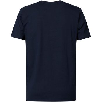 Petrol Industries T-Shirt Donkerblauw Blauw