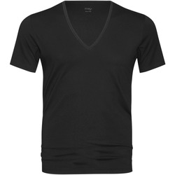 Textiel Heren T-shirts & Polo’s Mey Dry Cotton V-hals T-shirt Zwart Zwart
