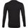 Textiel Heren T-shirts & Polo’s Garage Basic Longsleeve T-Shirt Stretch Zwart Zwart