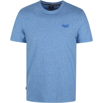 Textiel Heren T-shirts & Polo’s Superdry Classic T-Shirt Blauw Blauw