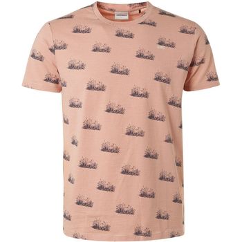 Textiel Heren T-shirts & Polo’s No Excess T-shirt Print Roze Oranje
