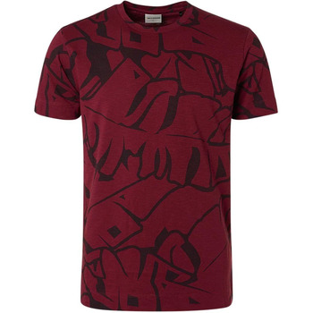 Textiel Heren T-shirts & Polo’s No-Excess T-Shirt Print Rood Rood