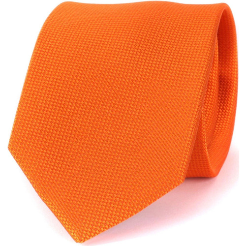 Textiel Heren Stropdassen en accessoires Suitable Oranje Stropdas 13a Oranje