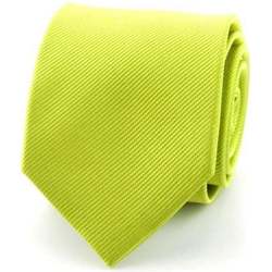 Textiel Heren Stropdassen en accessoires Suitable Stropdas Zijde Lime Groen Uni F04 Groen