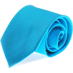 Textiel Heren Stropdassen en accessoires Suitable Stropdas Zijde Turquoise Uni F24 Blauw