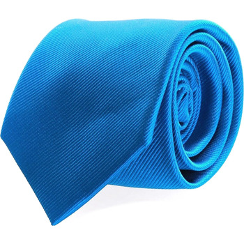 Textiel Heren Stropdassen en accessoires Suitable Stropdas Zijde Oceaan Blauw Uni F32 Blauw