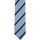 Textiel Heren Stropdassen en accessoires Suitable Stropdas Wol Blend Strepen Lichtblauw Blauw