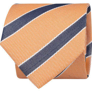 Textiel Heren Stropdassen en accessoires Suitable Stropdas Oranje F01-25 Oranje