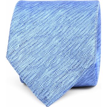 Textiel Heren Stropdassen en accessoires Suitable Stropdas Zijde Blauw K81-2 Blauw