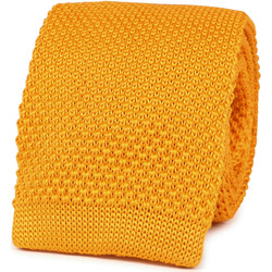 Textiel Heren Stropdassen en accessoires Suitable Knitted Stropdas Geel TK-03 Geel