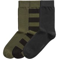 Ondergoed Heren Socks Björn Borg Core 3-Pack Sokken Groen Zwart Zwart