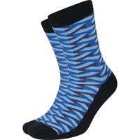 Ondergoed Heren Socks Suitable Pattern Sokken 3D Donkerblauw Zwart