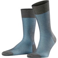 Ondergoed Heren Socks Falke Sok Fine Shadow 3196 Blauw