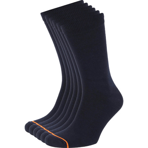 Ondergoed Heren Socks Suitable Sokken 6 Paar Bio Donkerblauw Blauw