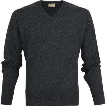 Textiel Heren Sweaters / Sweatshirts William Lockie Pullover Lamswol Antraciet V Grijs