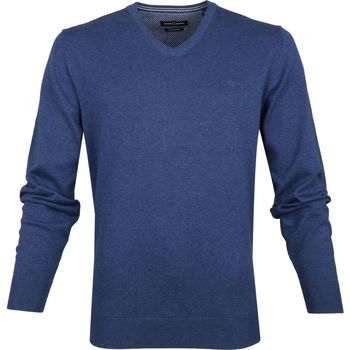 Textiel Heren Sweaters / Sweatshirts Casa Moda Pullover Middenblauw Blauw