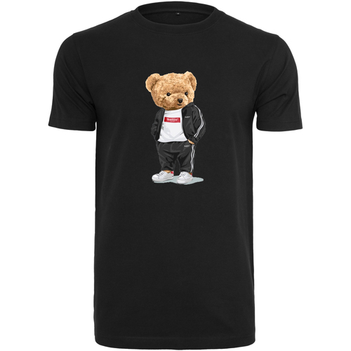 Textiel Heren T-shirts korte mouwen Ballin Est. 2013 Bear Tracksuit Tee Zwart