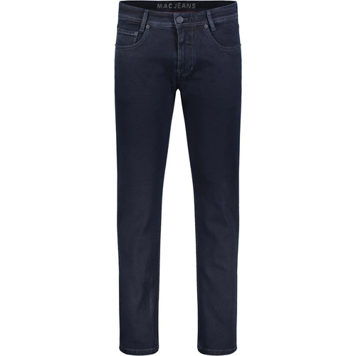 Textiel Heren Broeken / Pantalons Mac Broek Arne Stretch Blue Black H799 Blauw