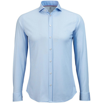 Textiel Dames Overhemden Desoto Overhemd Strijkvrij Blauw Oxford Blauw