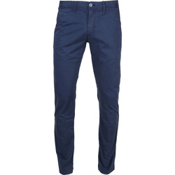 Textiel Heren Broeken / Pantalons Suitable Chino Oakville Donkerblauw Blauw