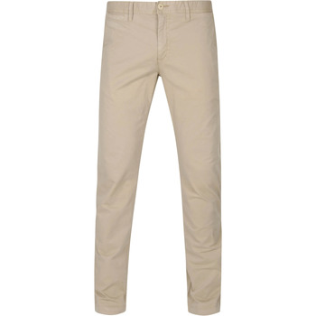 Textiel Heren Broeken / Pantalons Suitable Oakville Chino Taupe Beige